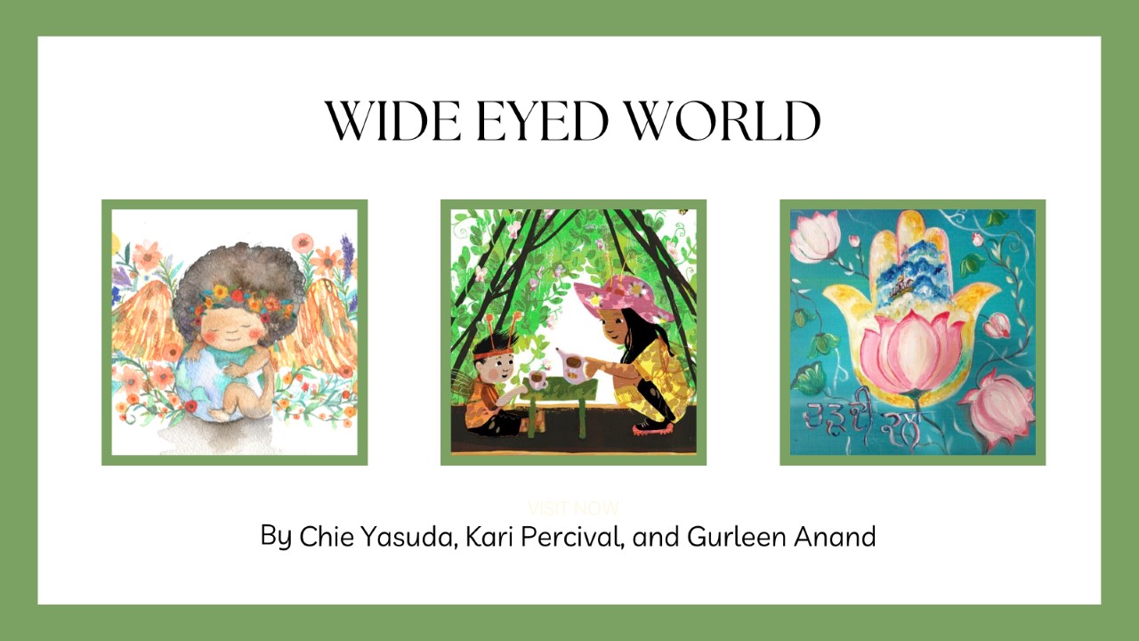 wide eyed world exhibit of art