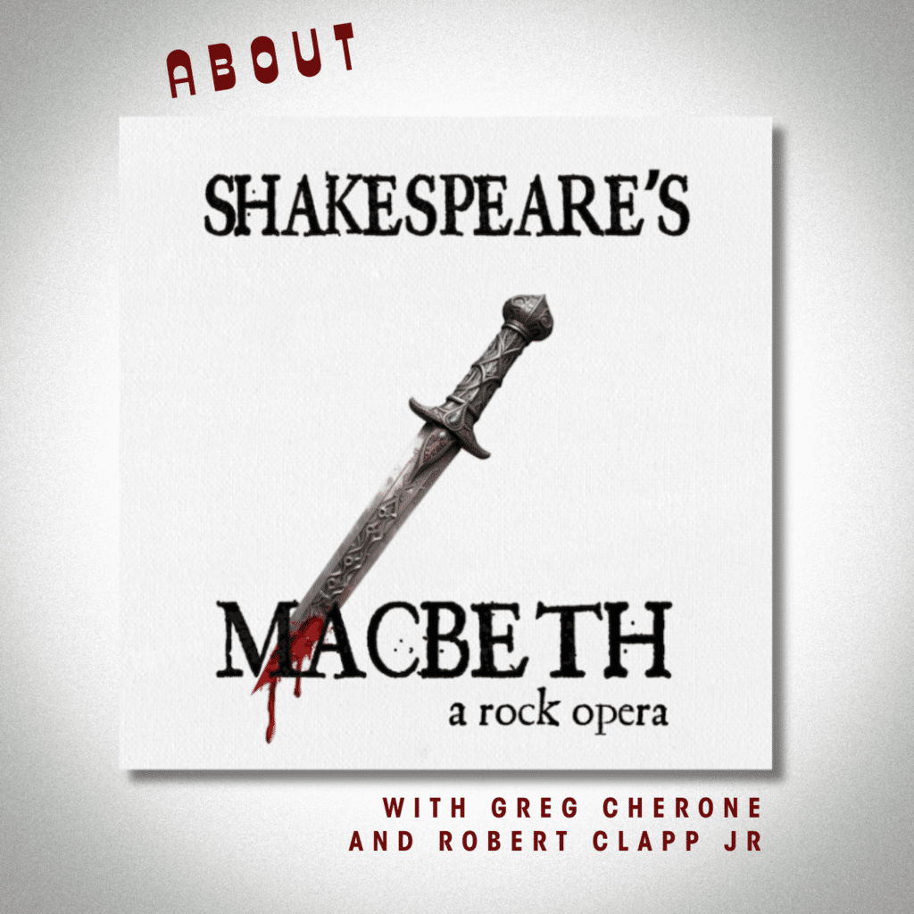 Image of CD for Shakespeare's Macbeth, a rock opera